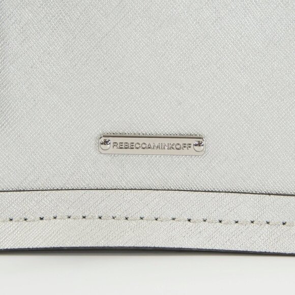 Rebecca Minkoff Silver Saffiano Madison Crossbody - Picture 10 of 13